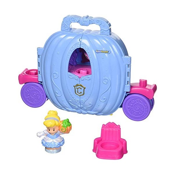 Fisher Price - Little People Princess: Cinderellas Fold n Go Carriage Disney 