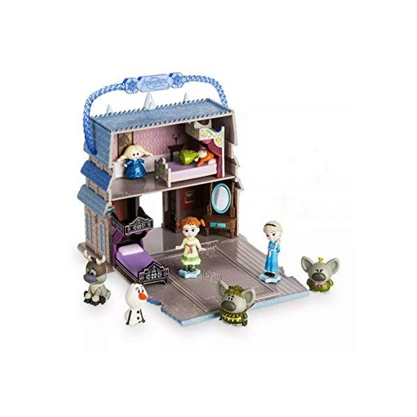 DS Disney Store La Reine des Neiges Playset Play Set Anna Elsa Animators Collection Littles Originale