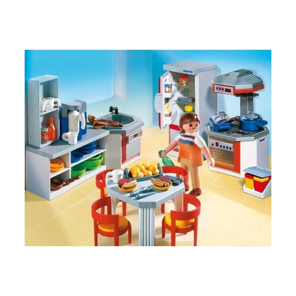 Playmobil - 4283 - Jeu de construction - Cuisine équipée