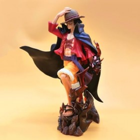 Pirate, chapeau de paille, nouveau quatre rois, figurine de roi nautique | posture debout en PVC 25 cm accessoires statiques 