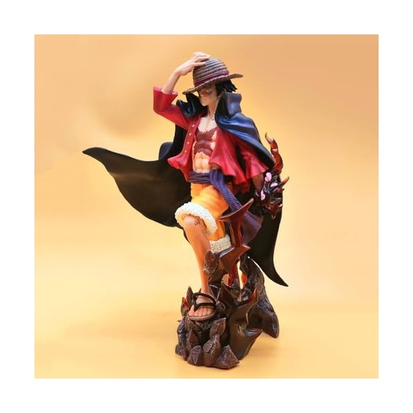 Pirate, chapeau de paille, nouveau quatre rois, figurine de roi nautique | posture debout en PVC 25 cm accessoires statiques 