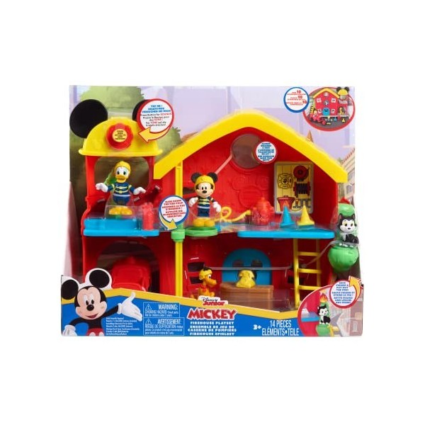 Mickey Mouse Ensemble de jeu Fire House, 38742, multicolore