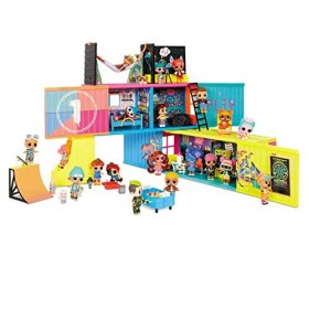 LOL Surprise Clubhouse. Maison de poupée, 40 surprises et plus. 2 poupées exclusives, 7 espaces, cuisine, chambre, terrasse, 