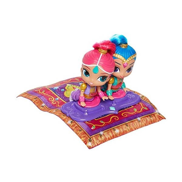 Shimmer & Shine DGL84 Nickelodeon Shimmer and Shine Tapis Volant électronique avec poupées