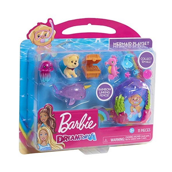 Barbie Dreamtopia Figure Mermaid Playsets, Multicolor