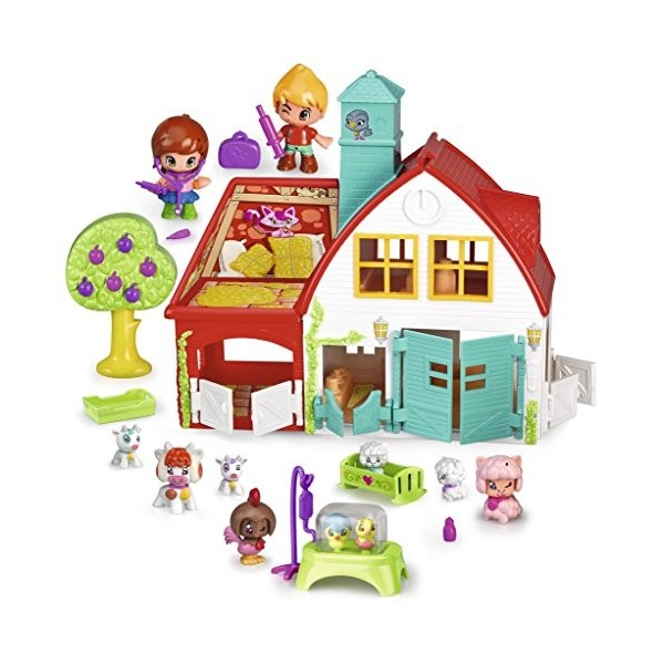 Pinypon Ferme drôle avec 11 Figurines Famosa 700014260 , Multicolore