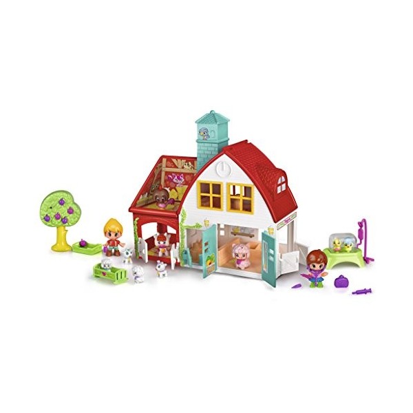 Pinypon Ferme drôle avec 11 Figurines Famosa 700014260 , Multicolore