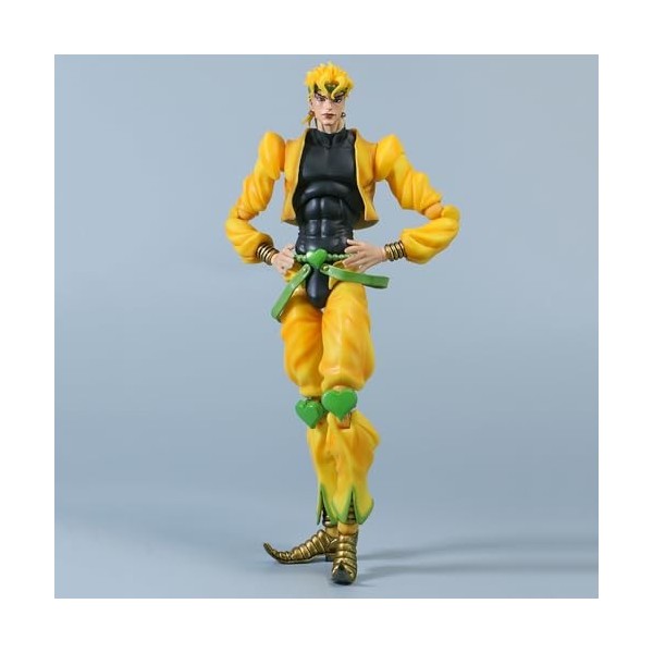 Dio Diego Brando JOs Wonderful Adventure Anime Figurine Modèle Marionnette à main | PVC25 cm Articulations mobiles peuvent c