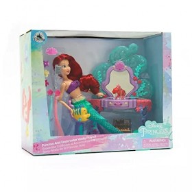 Disney Store La Petite Sirène Ariel Ensemble de Jeu Poupée et Accessoires Vanity Playset