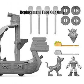Pièces de rechange pour Imaginext Scooby-Doo Viking Ship – GBM51 ~ Rame de taco de rechange, marron, vert