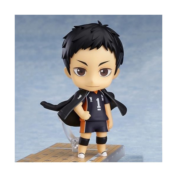 Q Version Of Daichi Sawamura & Volleyball Junior Uno High School Captain Anime Poupée | Poupée en PVC de 10 cm de hauteur amo