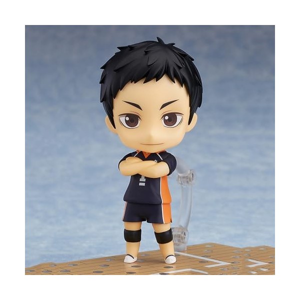 Q Version Of Daichi Sawamura & Volleyball Junior Uno High School Captain Anime Poupée | Poupée en PVC de 10 cm de hauteur amo