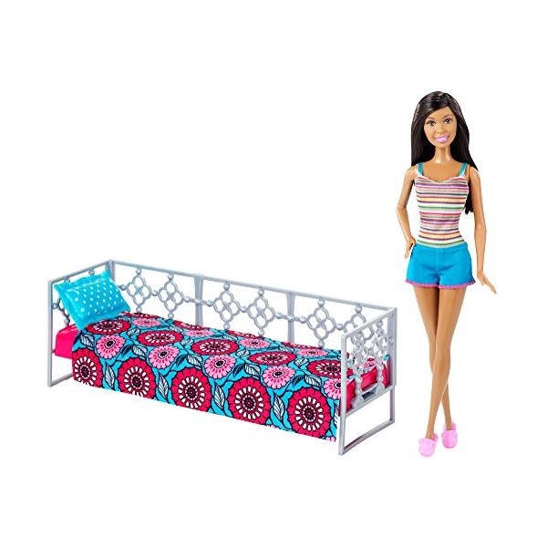 Barbie African-American Doll and Bedroom Playset