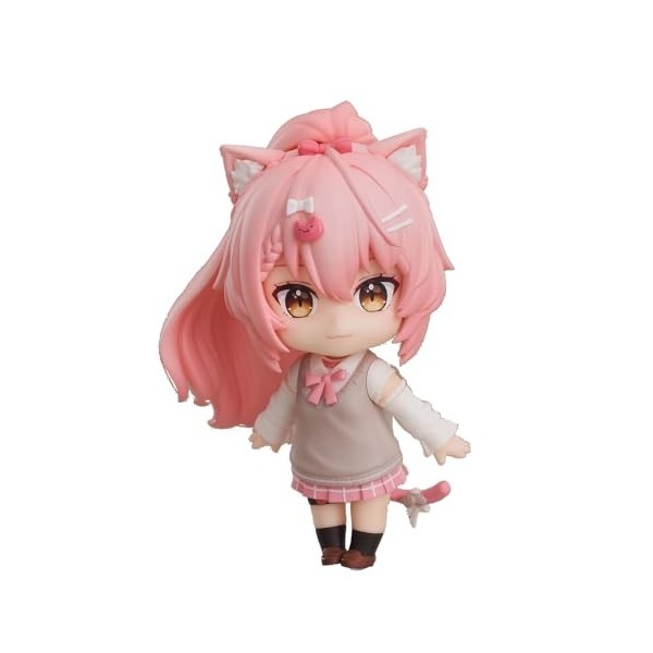 SASOKI Heroin Q Version de lancre virtuelle Siro Beast Ear Pink Girl Figurines articulées mobiles | Visage interchangeable P