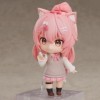 SASOKI Heroin Q Version de lancre virtuelle Siro Beast Ear Pink Girl Figurines articulées mobiles | Visage interchangeable P