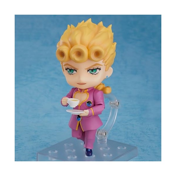 SASOKI Q Version Of Giorno Giovanna & JOs Excellente Adventure GIOGIO Figurine masculine blonde |PVC10 cm Modele de poupée m