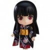 SASOKI Q Enma Ai&Hell Girl Anime Adorable Kimono Japonais aux Yeux Rouges | 10 cm PVC Joints Mobile Visage Changeable Mignon 