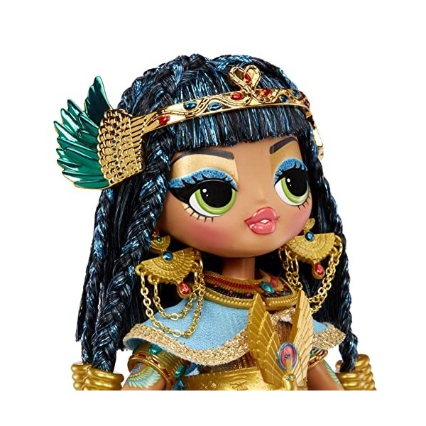 LOL Surprise OMG Fierce Poupée de Collection Haut de Gamme en édition limitée - Cleopatra - Surprises à découvrir, Dont 1 Fab