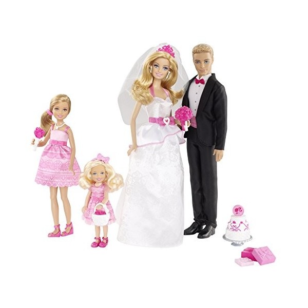 Barbie Mattel Bjr08 - Poupée Coffret Mariage