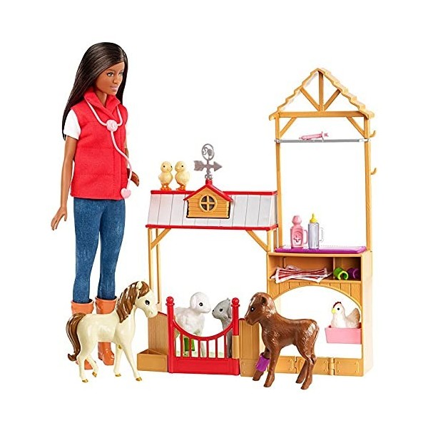 Barbie Sweet Orchard Farm Doll & Vet Playset