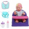 Mommy & Me Doll Collection 14 « Doll Faire Semblant pour Les Enfants, avec la poupée, Trona, Bouteille, Tasse de Bec, bavette