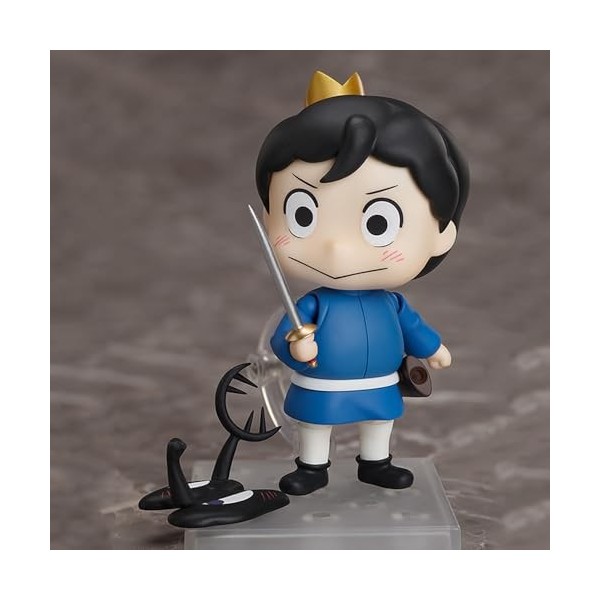 SASOKI Q Version Bojji & Ranking Of Kings Maharajah Cute Big Eyes Anime Figurine Model |PVC10cm Mobile Changeable Face Cute D