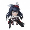 SASOKI Q Version Blaze&Arknights Tower Defense Game Black Hair Uniform Girl Cute Figurine | 10 cm PVC Articulé Mobile Changea