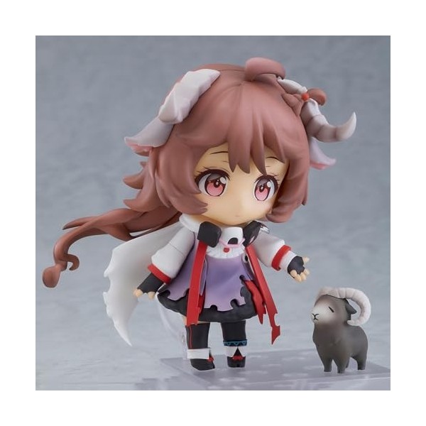 SASOKI Q Eyjafjalla & Tomorrows Ark Game Character Magic Girl Sheep Figurine articulée mobile en argile 10 cm en PVC | Décor