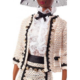 Barbie Signature poupée de collection 20ème anniversaire des BFMC élégante en tailleur en tweed, jouet collector, GHT65