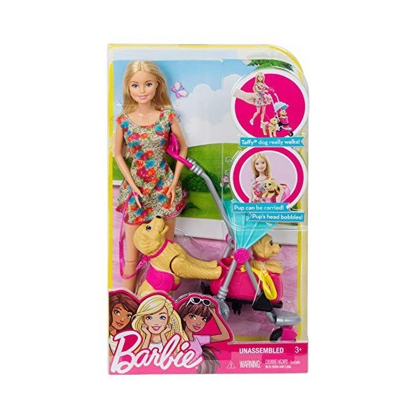 Barbie Mattel CNB21 Excursion pour bébé Chien
