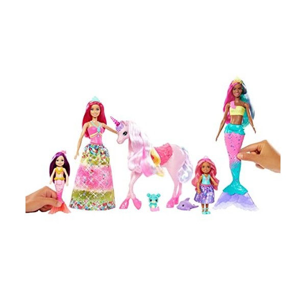 Barbie Dreamtopia Fairytale Sisters Ensemble Licorne 3 Ans et Plus , 1536323