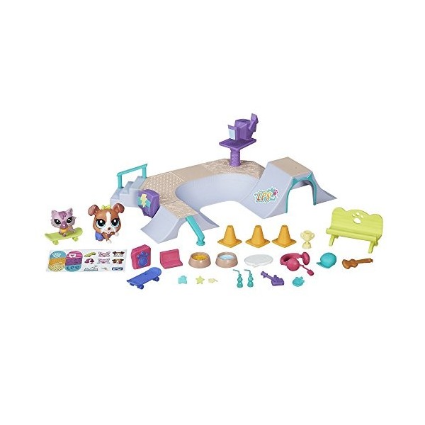 Moose toys - Little Live Pets - Ensemble de jeu - Littlest Pet Shop Skate Park