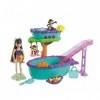 Polly Pocket Mattel - Poupee La Fontaine Cascade - Piscine - Assortiment