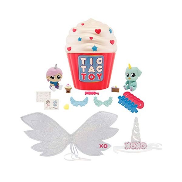 TIC TAC TOY XOXO Cupcake Surprise | Mélangez et assortissez des objets de collection et accessoires amusants et mignons | Exc