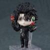 SASOKI Q Version Of Edward Scissorhands & Movie Secondary Yuan Big Eyes Figurine Poupée en PVC 10 cm de haut avec visage mobi