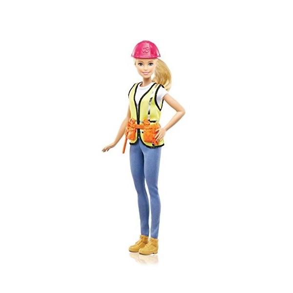 Barbie Coffret Construction poupée et briques Mega Bloks, jouet pour enfant, FCP76