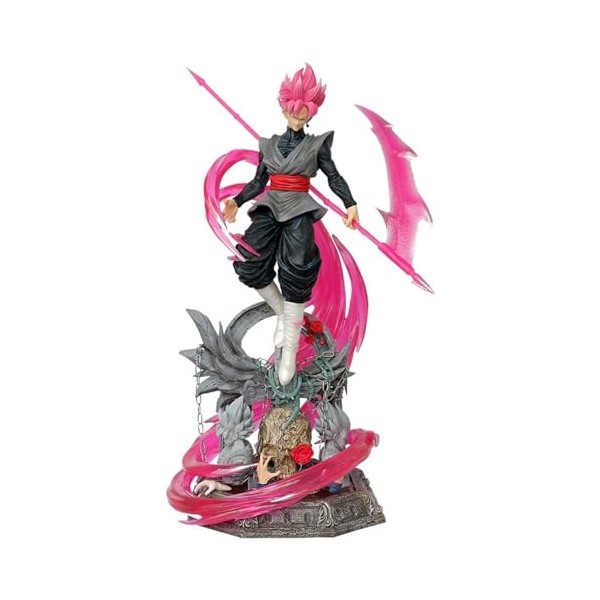 Saiyan Mannequins Nuage Rising Figurine Saiyan lumineux en forme de pêche Décoration Cadeau | Pose debout en PVC Tête interch