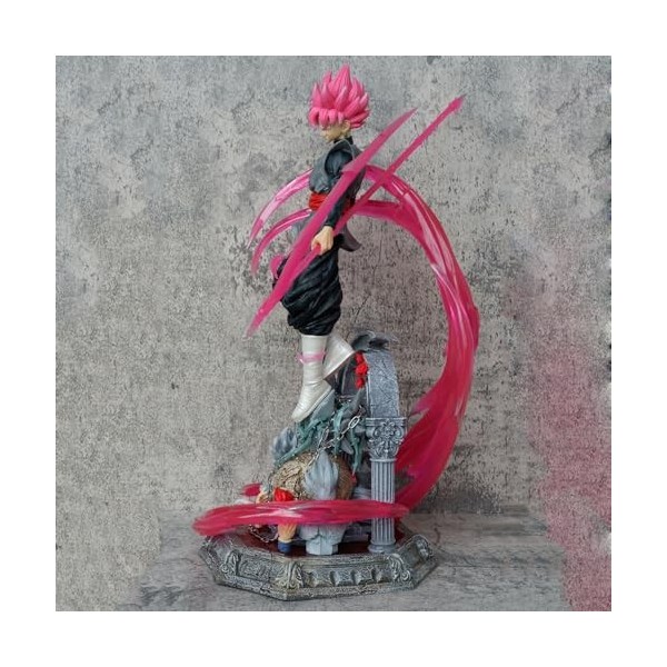 Saiyan Mannequins Nuage Rising Figurine Saiyan lumineux en forme de pêche Décoration Cadeau | Pose debout en PVC Tête interch