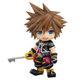 SASOKI Q Version Of The Sora & Kingdom Hearts Game Boy Figurine en argile Mignon Anime Main | Les articulations mobiles en PV