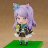 SASOKI Q Version Of Mejiro McQueen & Jockey Pretty Derby Purple Hair Cute Girl Figurine Poupée | Figurines en argile PVC 10 c