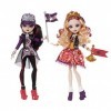 Ever After High School Spirit Apple White and Raven Queen Doll 2-Pack 