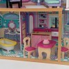 KidKraft Maison de Poupée en Bois Annabelle incluant Accessoires & mobilier, 3 Étages de Jeu avec élévateur pour poupées 30 c