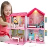 Mini Tudou Kit Maison de Poupée,Accessoires et Meubles pour Maisons de Poupées,Jeu de construction DIY Jouets déveil avec Po