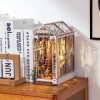 ROBOTIME Book Nook Maison de Poupée en Bois, DIY Miniature, Modèle de Maison Puzzle avec Lumières LED, Maison, Décoration de 