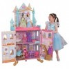 KidKraft Princesse Disney Maison de Poupée Château de Danse et de Rêve en Bois Incluant Accessoires et Mobilier, 3 Étages de 