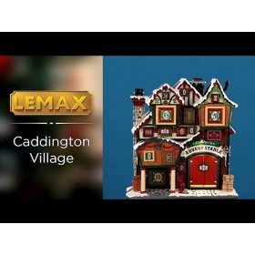 Lemax 95569 Façade du Village de Noël : Létable de lAvent de Dasher