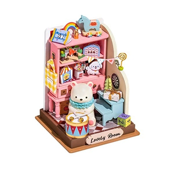 Rolife Maison Miniature Bricolage Maison de Jouets Denfance - Maison de Poupée - Puzzle 3D en Bois - DÉcoration Cadeau Perso