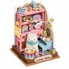 Rolife Maison Miniature Bricolage Maison de Jouets Denfance - Maison de Poupée - Puzzle 3D en Bois - DÉcoration Cadeau Perso