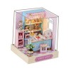 Folpus Kits de Maison de poupées Miniatures Puzzles modèle de Maison Modèle de Maison de poupée en Bois pour Enfants, Maison 