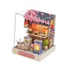 Gralara Maison de poupée Miniature en Bois Bricolage, Puzzles 3D, modèle de Maison de poupée en Bois pour Amis, Maison de Nou